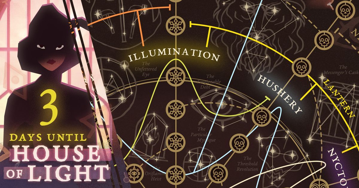 HOUSE OF LIGHT launches in 3 days!

Once you've completed an Incident, follow it up in the Tree of Wisdoms. Visitors will need more specific help here...

📅 Thurs 26th Sept
🕕 6PM BST / 10AM PDT
🖤 Steam buff.ly/3XHvwXI 
💜 GOG buff.ly/3TC6HKH