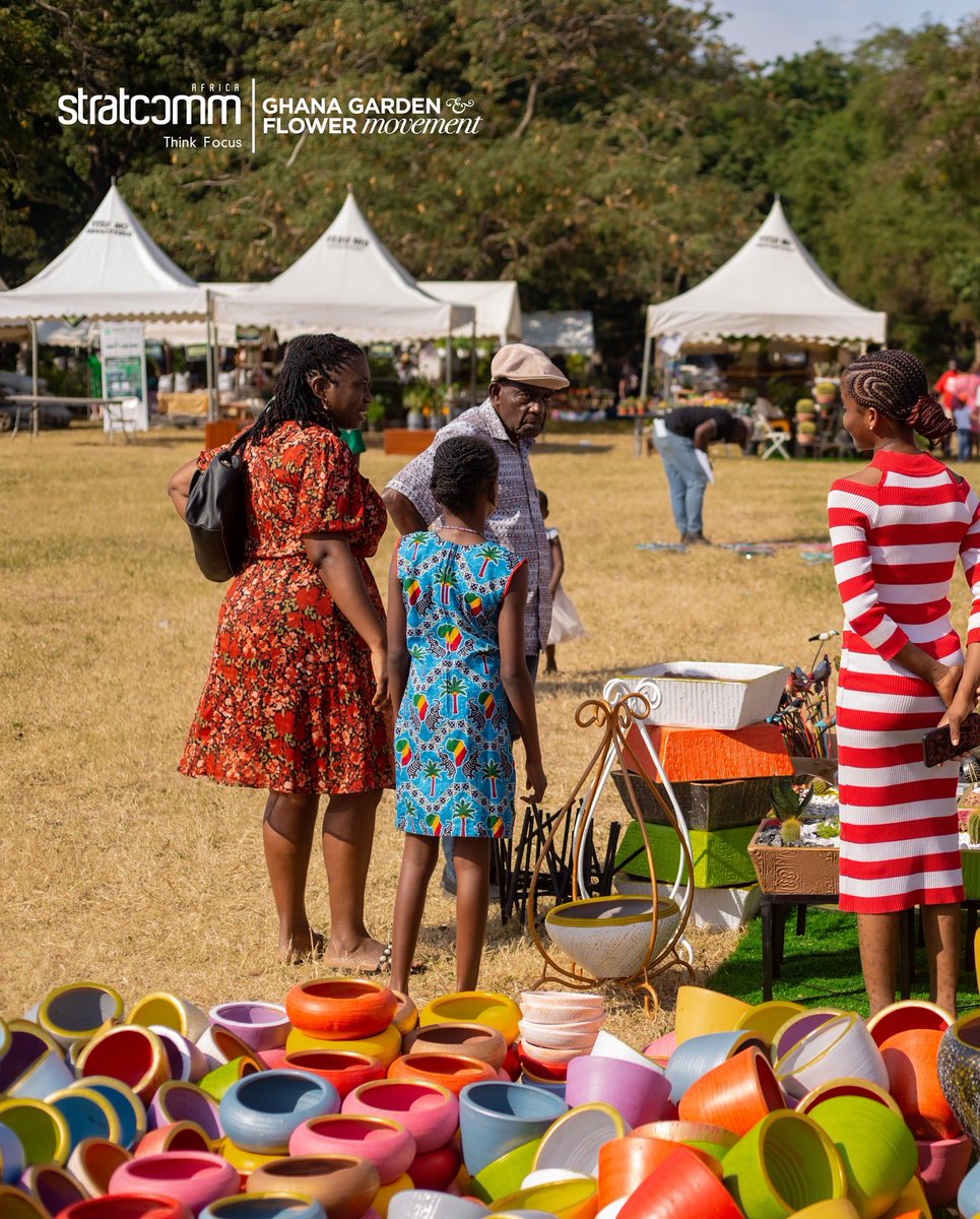 ggfmovement's tweet photo. Flowers always make people better, happier, and more helpful; they are sunshine, food and medicine to the mind 🌸🍀🌱

Catch us at the Efua Sutherland Children’s Park from 9:00 am - 9:00 pm daily. 

#Greenovation #ghanagardenandflowershow #ggfs24 #greenghana https://t.co/K6rSp5j0d5