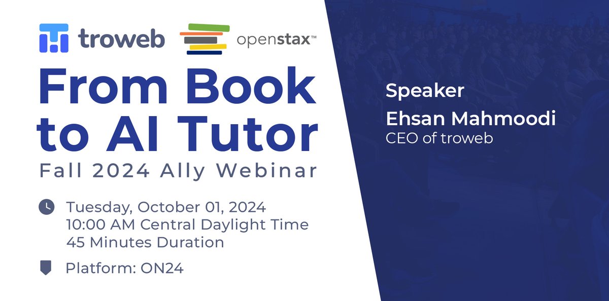 NooMo50's tweet image. #1stchat #aplitchat #kinderchat #mschat #isteTEN #iteachphysics #sschat #App #ARVRinEDU #Bookcamppd #digcit #ditchbook #EdTechChat #FlipClass
Here is the link to the free webinar: event.on24.com/wcc/r/4700352/…