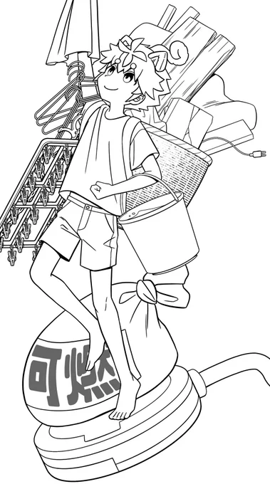 次のお話描いてるよー! 