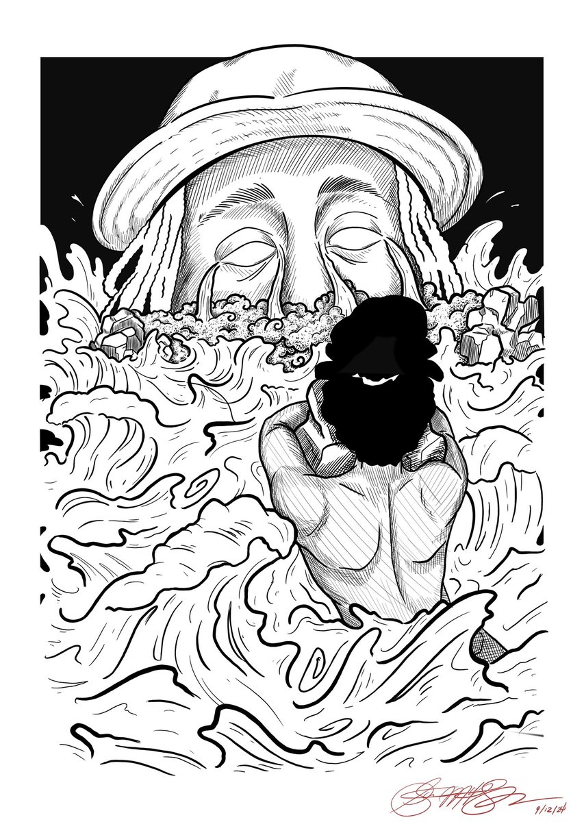 IcoNiKes's tweet photo. DON’T GET WASHED AWAY

#art #artist #artwork #illustration #ink #draw #blackandwhite #inmymind #superhero #sketch #hellacrust #persective #journey #blackartist #arte #artcollector #art #contemporaryart #artgallery https://t.co/IlmLnXcyUy