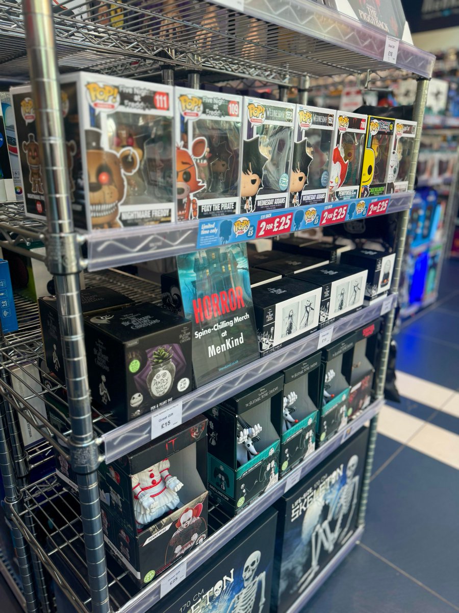TheBroadwayBrad's tweet photo. 👻 Frighteningly good finds! Check out the horror range at Menkind… if you dare! 😱
#BD25 #Bradford2025 #Bradford #thebroadwaybradford #bradfordshopping #bradfordeats #menkind #halloween2024
#whatsoninbradford #bradfordoffers #bradfordcitycentre https://t.co/cvc5jGMMzo