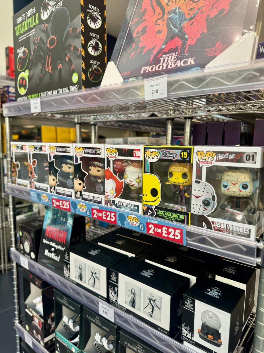 TheBroadwayBrad's tweet photo. 👻 Frighteningly good finds! Check out the horror range at Menkind… if you dare! 😱
#BD25 #Bradford2025 #Bradford #thebroadwaybradford #bradfordshopping #bradfordeats #menkind #halloween2024
#whatsoninbradford #bradfordoffers #bradfordcitycentre https://t.co/cvc5jGMMzo