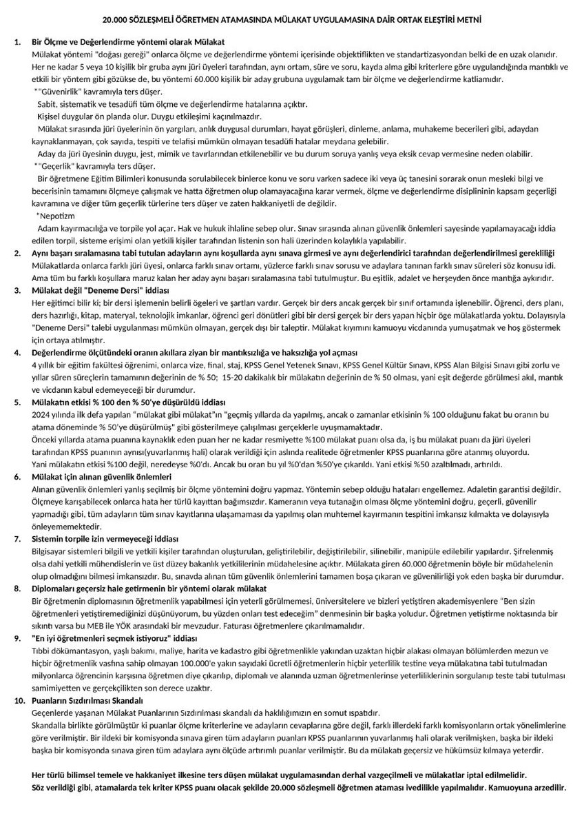 #MülakatPuanlarındaAdaletYok