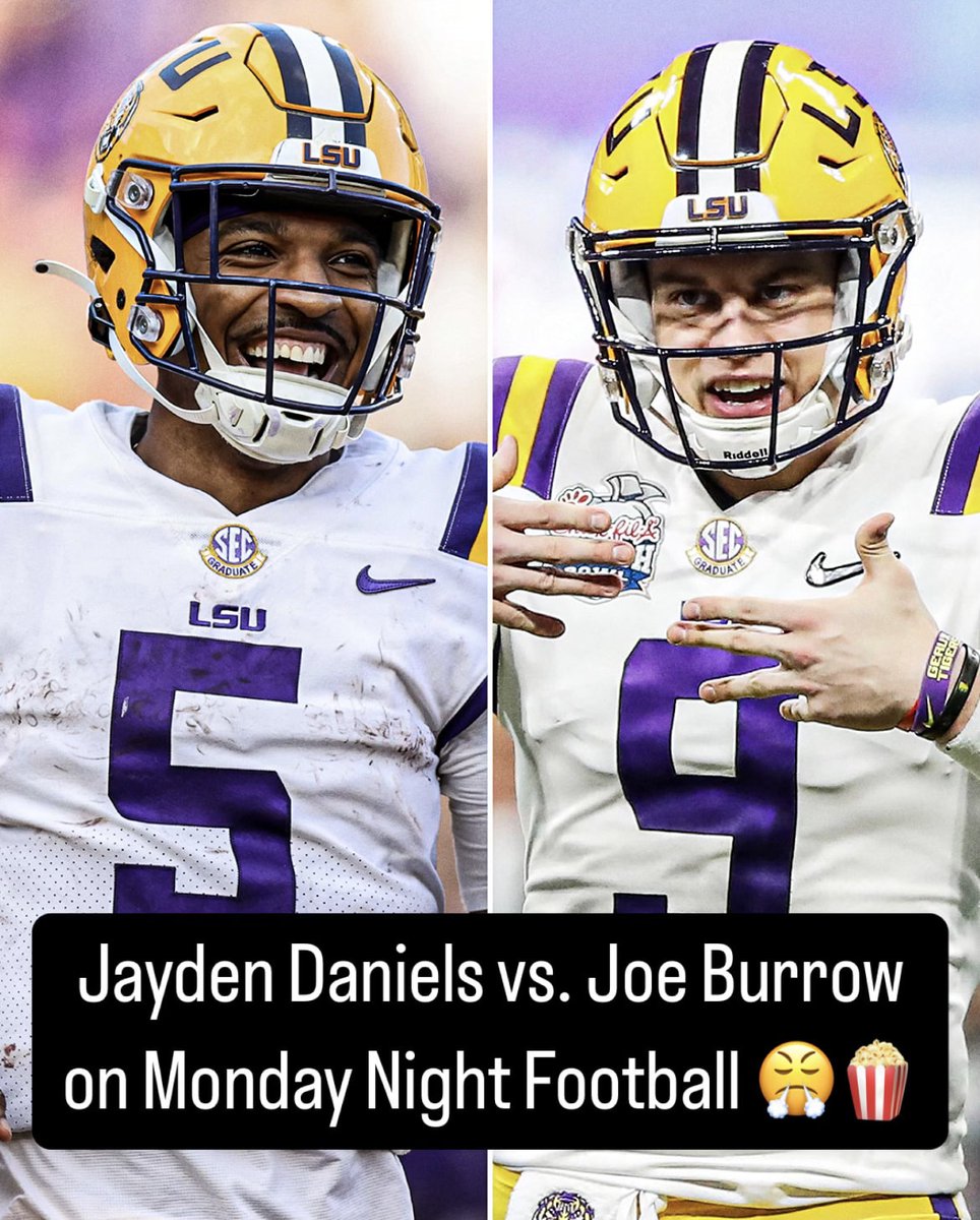 SEC Network (@secnetwork) on Twitter photo This is the first time in NFL history two Heisman winners from the same school will face off on Monday Night Football ๐ฅ <a href="/LSUfootball/">LSU Football</a> This is the first time in NFL history two Heisman winners from the same school will face off on Monday Night Football ๐ฅ <a href="/LSUfootball/">LSU Football</a>
