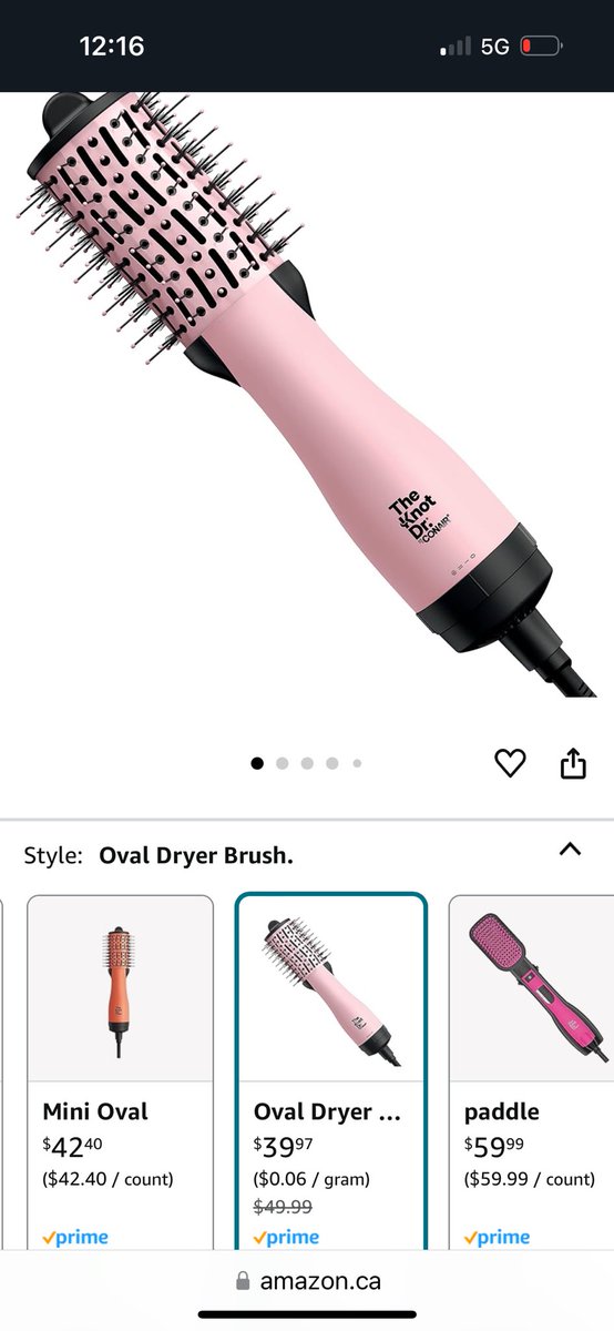 van3sss's tweet photo. @ShopprsDrugMart why are you selling this blow dry brush for double the price the actual conair store on Amazon has it for ? https://t.co/xY8JsrObg0