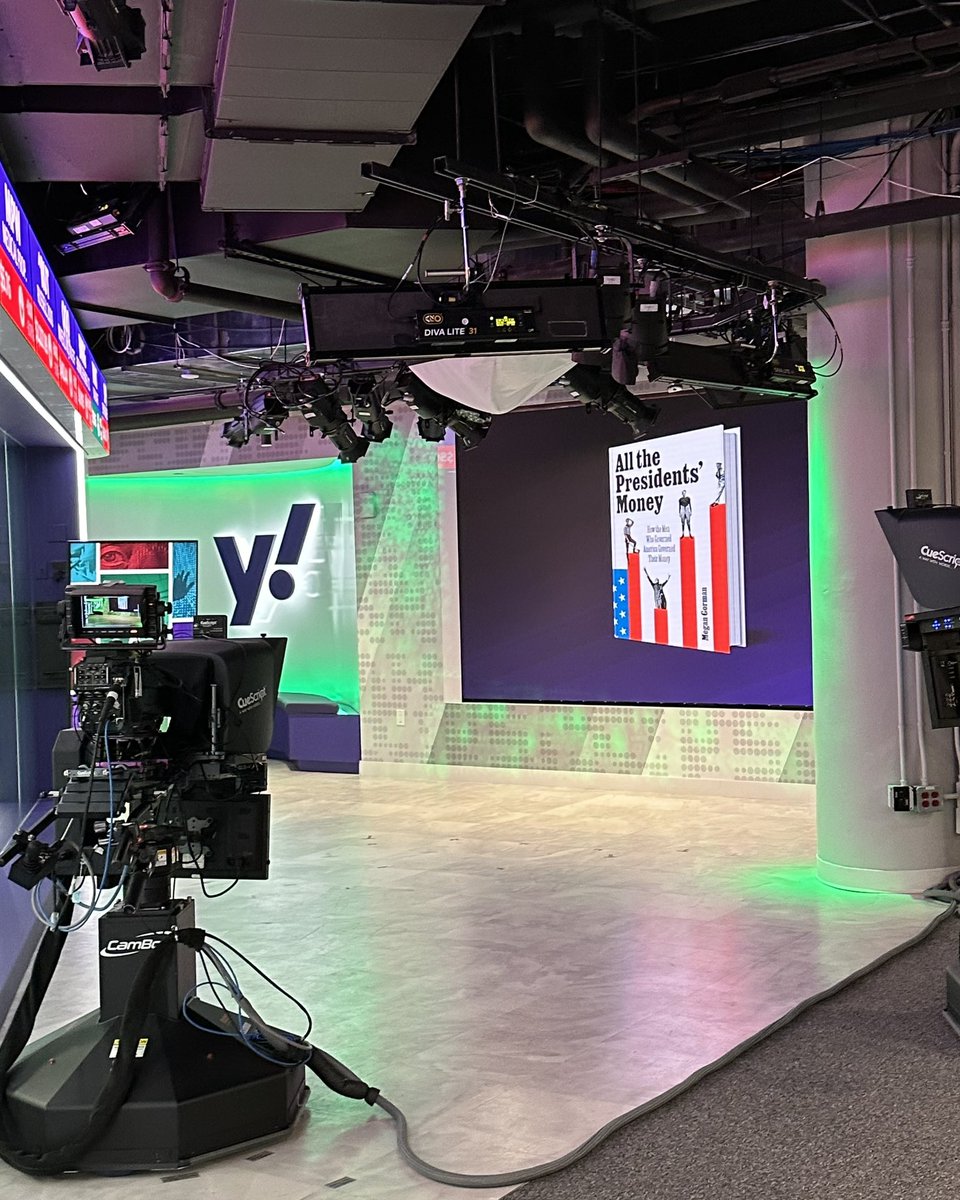 Thrilled to appear on <a href="/YahooFinance/">Yahoo Finance</a> Wealth! with <a href="/thebradsmith/">Brad Smith</a> to talk about my new book “All The Presidents’ Money” - out tomorrow!