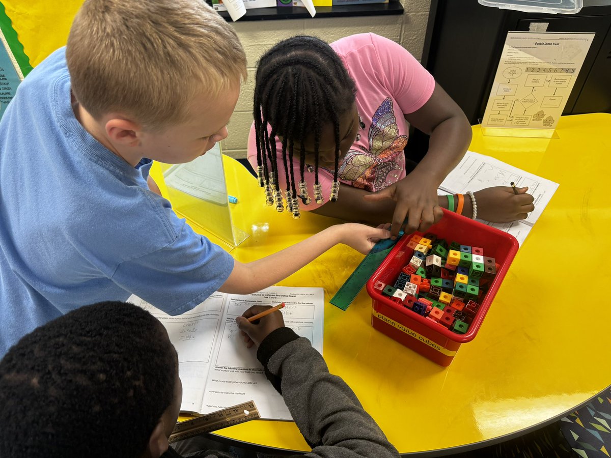 EducatorALee's tweet photo. Exploring the world of volume! 📏🔢 My students took on the challenge of measuring and calculating the volume of objects in the classroom today, breaking down our learning target step by step.🌍📚 #MathInAction#ClassroomDiscoveries @BuggMagnet #BetterAtBugg https://t.co/rPam1HH1Tm