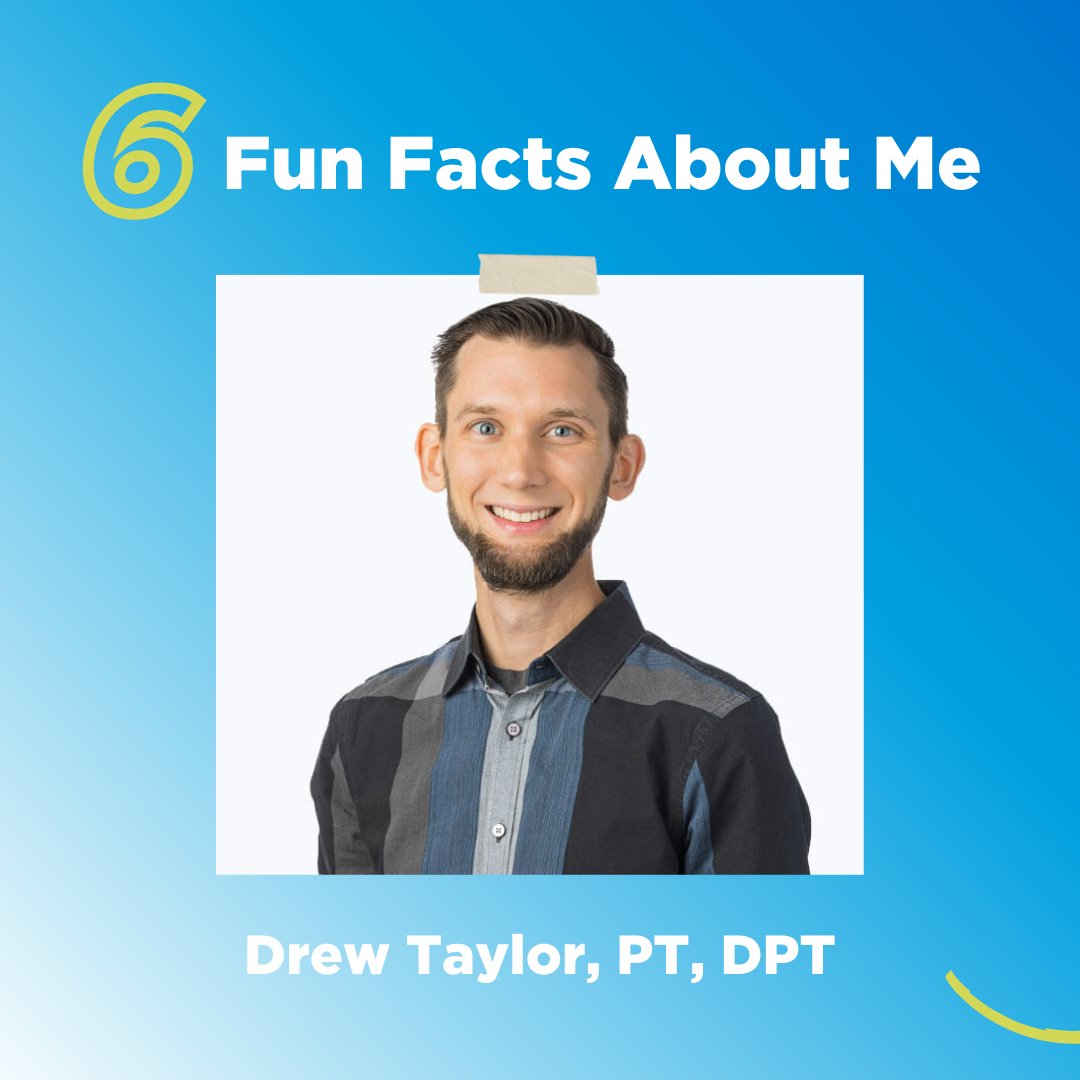 OrthoNeb_PT's tweet photo. We're shining the spotlight on Drew Taylor, PT, DPT from our Oakview clinic, and sharing 6 fun facts you might not know about him! Curious about his expertise and what makes him an exceptional PT? Head over to his bio on our website for all the details: https://t.co/c9fX9nvAuq https://t.co/XwAM2hmtNh
