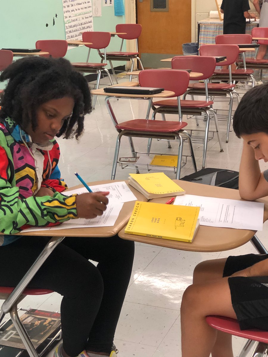 Penny Doerflinger, Ed.S (@padoerflinger) on Twitter photo Sixth graders using the novel “Love That Dog” to write AEC (Assertion, Evidence, Commentary) paragraphs. <a href="/SharonCreechx/">Sharon Creech</a> <a href="/VeronicaBayles/">Dr. Veronica Bayles</a> <a href="/deshlermiddle/">Deshler Middle School</a> <a href="/AplusCR/">A+ College Ready</a> Sixth graders using the novel “Love That Dog” to write AEC (Assertion, Evidence, Commentary) paragraphs. <a href="/SharonCreechx/">Sharon Creech</a> <a href="/VeronicaBayles/">Dr. Veronica Bayles</a> <a href="/deshlermiddle/">Deshler Middle School</a> <a href="/AplusCR/">A+ College Ready</a>