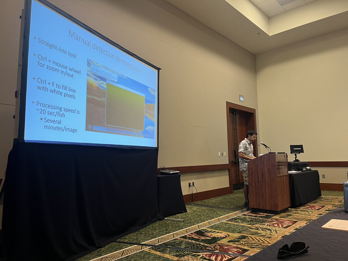 I co-instructed the “Side Scan Sonar: Cutting-Edge Tools for Managing Habitat” last week at #AFS154 in Honolulu, HI with Adam Kaeser &amp; Josey Ridgeway. Looking forward to expanding this workshop in the future!