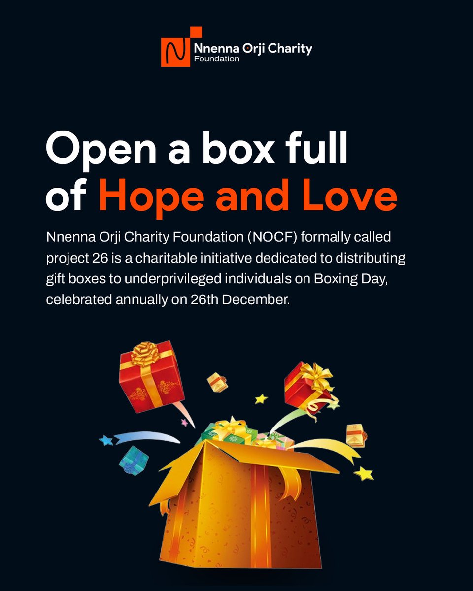 NOCFHQ's tweet photo. At Nnenna Orji Charity Foundation, we believe in the power of giving.
For us, it’s not just about gift boxes; it’s about spreading love and hope and showing people they are not alone.

#charity #giving #givingback #NGO #sharinghope #nonprofit #nonprofitorganization #nocf https://t.co/svH8Ne66Wf