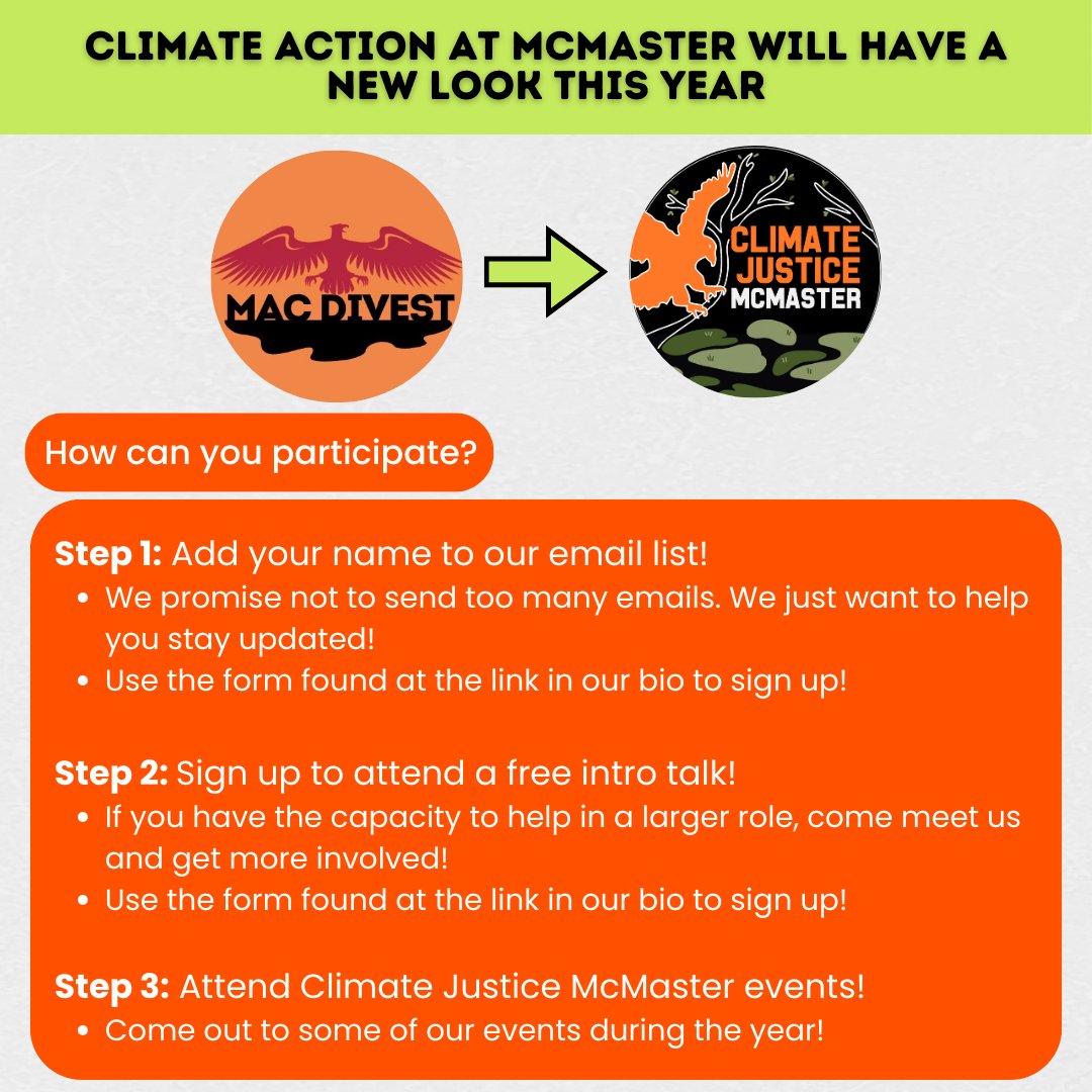 Climate Justice McMaster tweet media