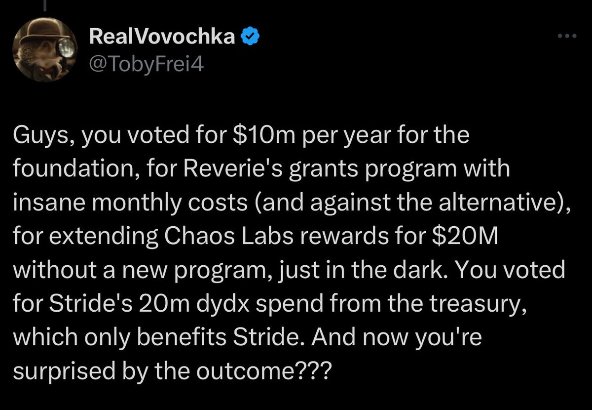 Matus33471967's tweet photo. @dYdX Whole @dydx is shit, going to zero and die soon!!! No token value, no trading volume, micro reward….fuck this shit !! https://t.co/qLSBaQY7Wh