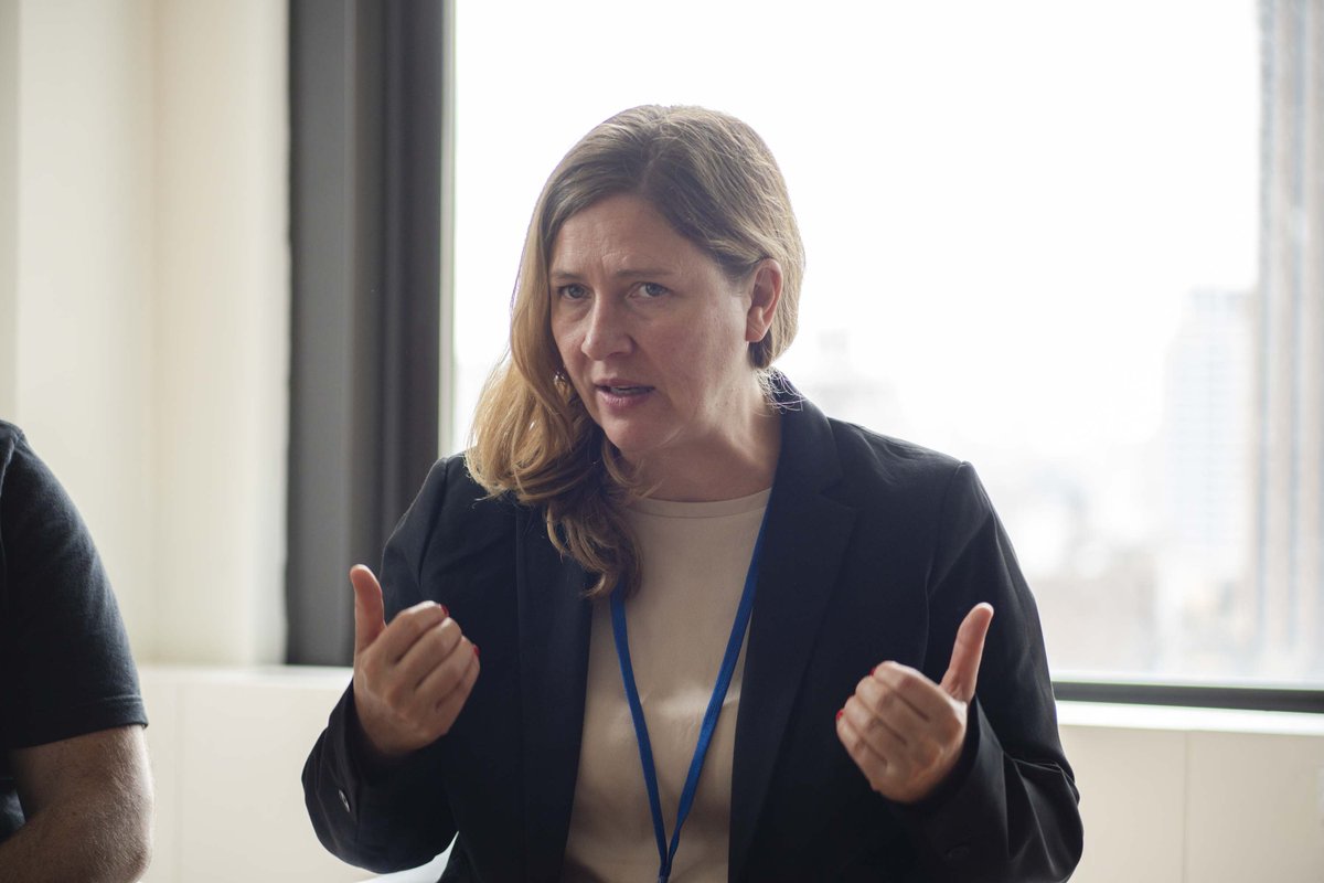 1/2. “#LossAndDamage finance is not charity. It is a burden that falls on the shoulders of those who have polluted.” <a href="/SabineMinninger/">Sabine Minninger</a> of <a href="/BROT_furdiewelt/">Brot für die Welt</a> at #ClimateWeekNYC on the obligations that #ClimateCrisis causing developed countries have under the <a href="/UNFCCC/">UN Climate Change</a>.