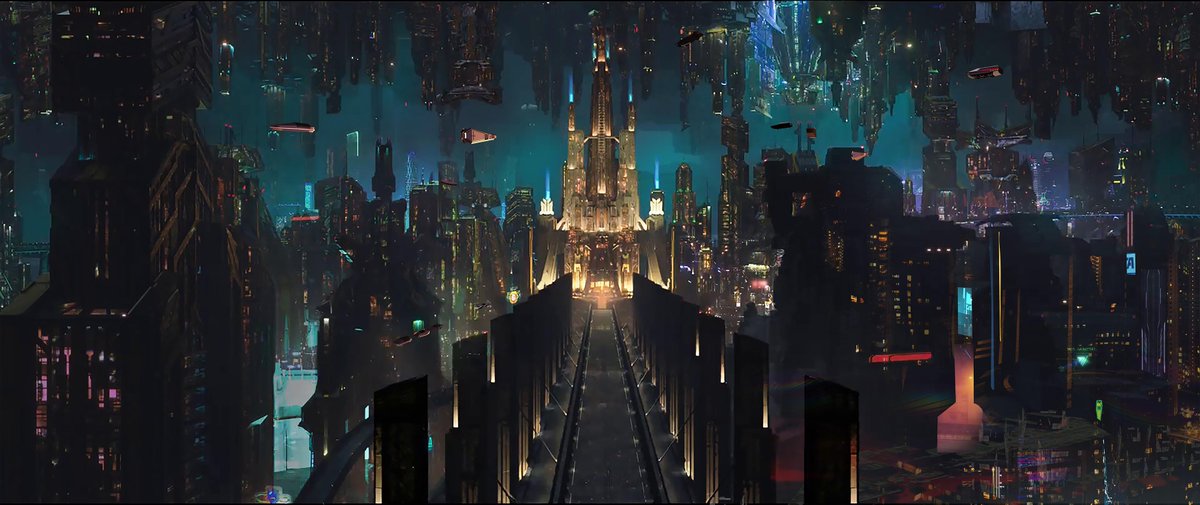 ScheierJason's tweet photo. Hello everyone! Thanks to everyone that watched our movie this weekend. Here are some paintings I did while exploring Iacon City production design. Thanks for looking, now get to the theater and watch our little movie! Special thanks to @CooleyUrFaceOff https://t.co/CRIgaNXexd