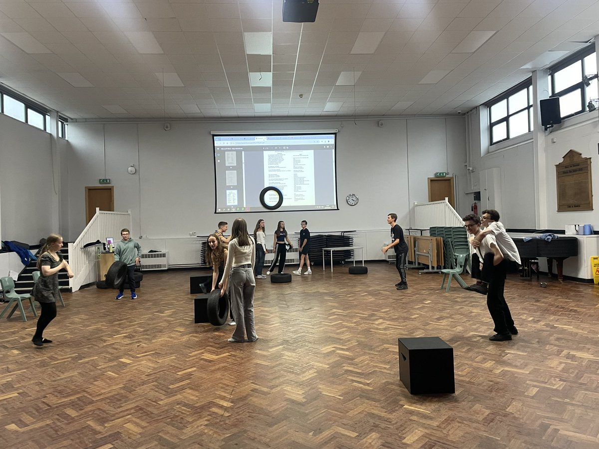 What a great rehearsal tonight! 🚗⚡️🎭 <a href="/LuttHigh/">Lutterworth High</a>