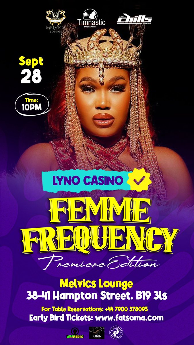 afrotrapmedia's tweet photo. Femme Frequency 

The premier edition ✨

Happening on the 28th of September

📍Melvics lounge

🕒 10pm

Get your early bird tickets at https://t.co/CgCSxlHzcn

Get ready to party with the baddest female DJs in the game https://t.co/nng2iaxd4A