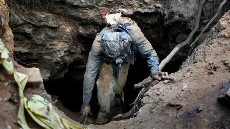FIVE suspected illegal miners have died after being trapped at Green Mountain TD52 mine in Kitwe. The five, who were mining at the tailing dam, were buried under soil after it collapsed

(Picture not from incident)