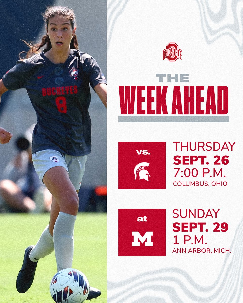 Huge week ahead starting with Thursday night at home vs. No. 5 MSU. We need you Buckeye Nation!