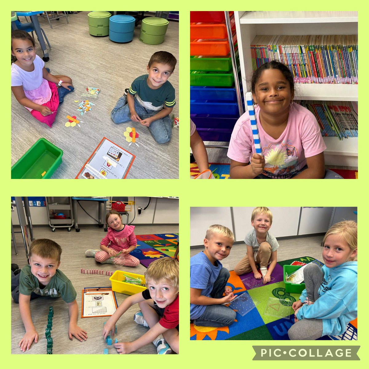 Exploring math tools for our work places in 1st grade! #theMESway
