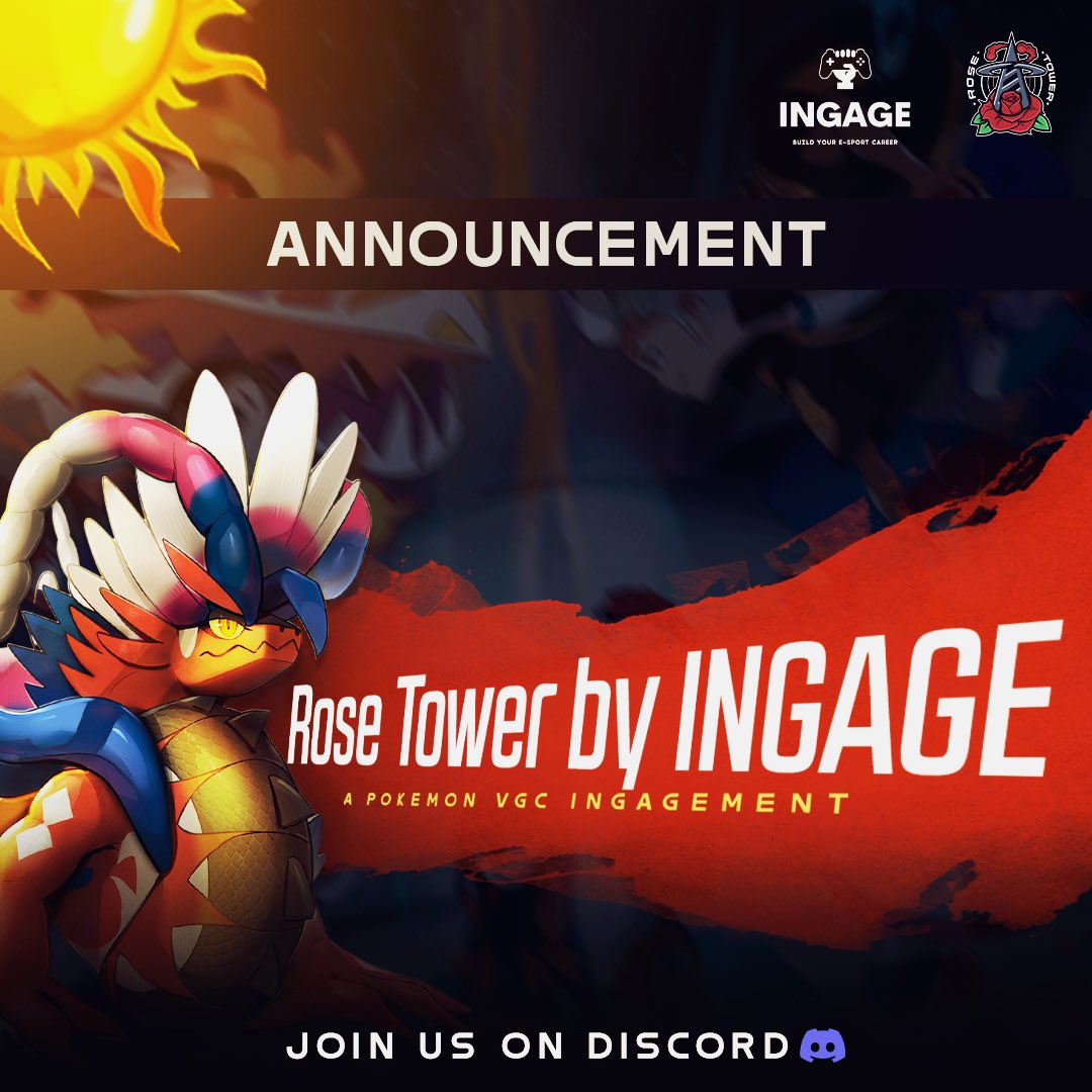 Hey trainers, with ending of the season first Global Challenge, we wanted to keep the momentum going with the announcement that we’re finally coming back, this time with some friends to boot! Rose Tower will be partnering with <a href="/INGAGEGG/">INGAGE</a>! Stay tuned for circuit info!