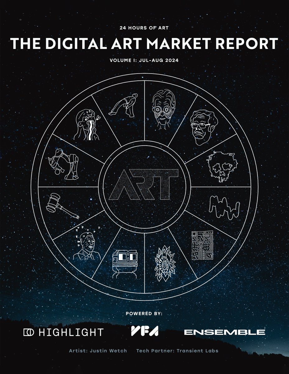 Missed the big moves in digital art this summer? 
Recently, <a href="/RogerDickerman/">RD</a> first-ever Digital Market Report has all the stories that matter 

I’ve pulled out some highlights and want to share my thoughts on the latest moves in the art space 👇

Roger built his 24 Hours of Art