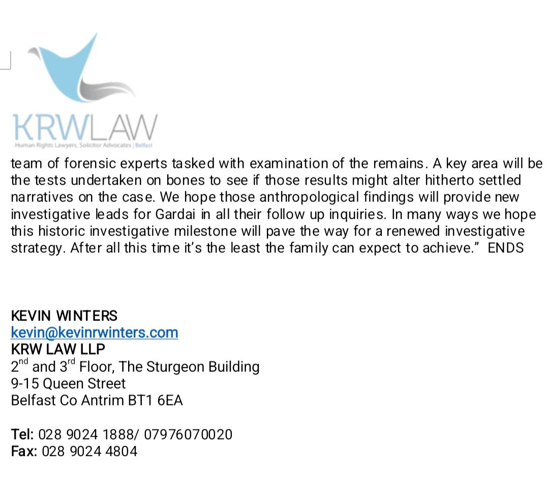 #JusticeForPat (@patnugent1984) on Twitter photo A statement issued by <a href="/KRWLaw/">KRW Law Human Rights</a> on behalf of the Nugent family.
The family ask that you respect their privacy at this difficult time. A statement issued by <a href="/KRWLaw/">KRW Law Human Rights</a> on behalf of the Nugent family.
The family ask that you respect their privacy at this difficult time.