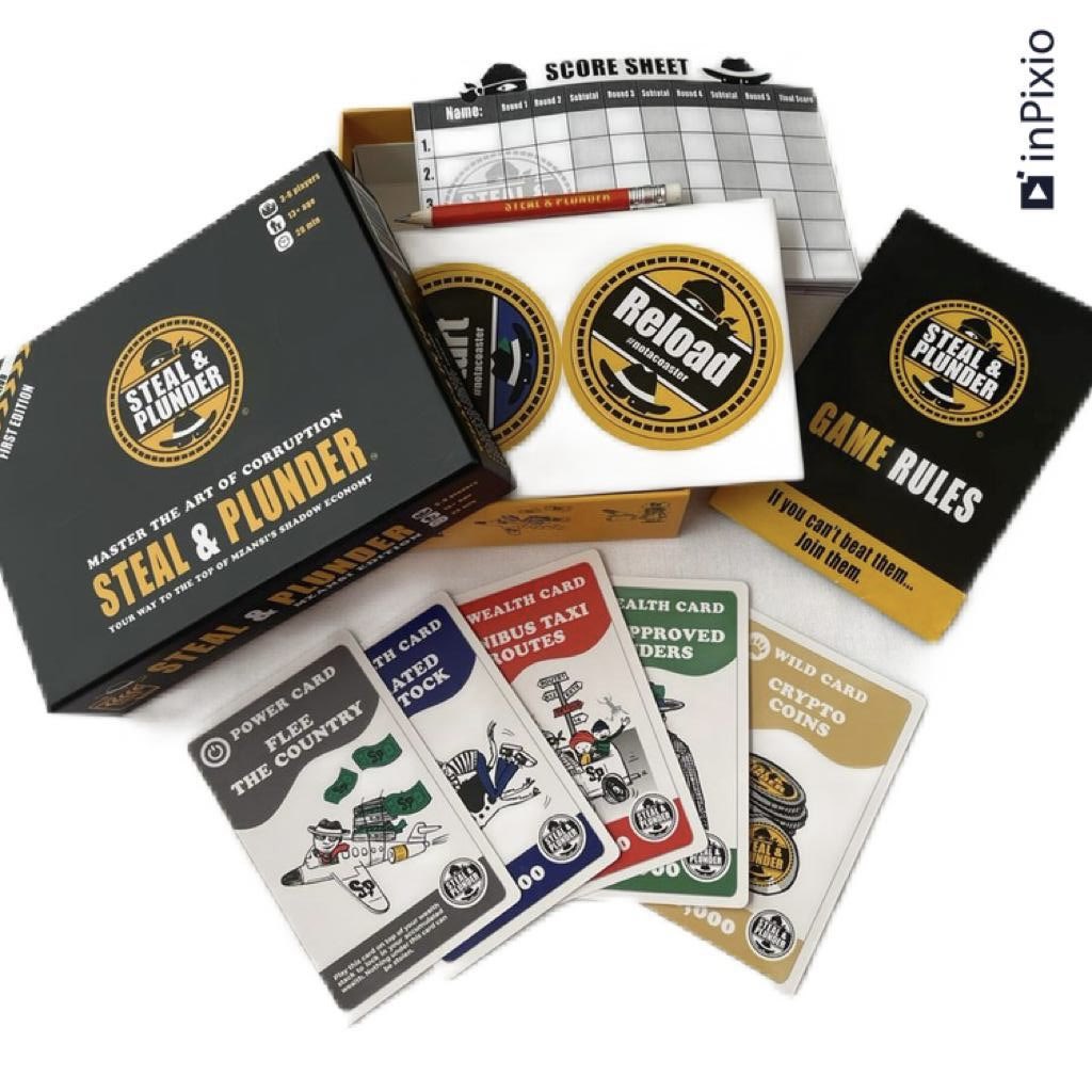 StealAndPlunder's tweet photo. @DailyVoiceSA Become the biggest gang boss in your friendship circle with #steal&amp;plunder, South Africa’s favourite card game. https://t.co/Yxyt3AdqcP