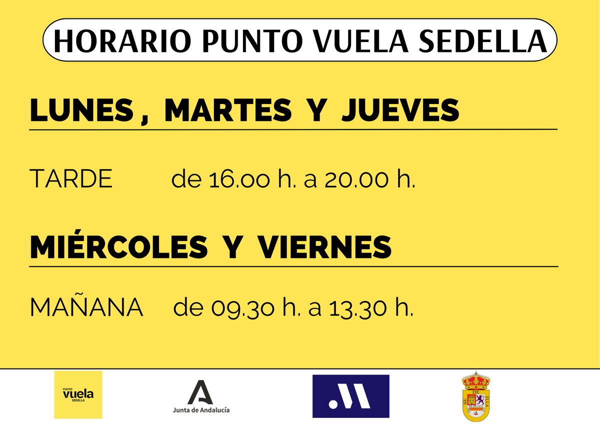 CGSedella's tweet photo. HORARIO PUNTO VUELA SEDELLA A PARTIR DE OCTUBRE. https://t.co/q5ZsIkutL1