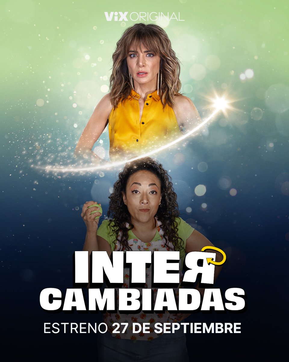 Si yo soy tú y tú eres yo, ¿quién va a ver #Intercambiadas? 🫣

Tenemos una cita el 27 de septiembre para el gran estreno por #ViX.  
👉 bit.ly/3MqPMav
