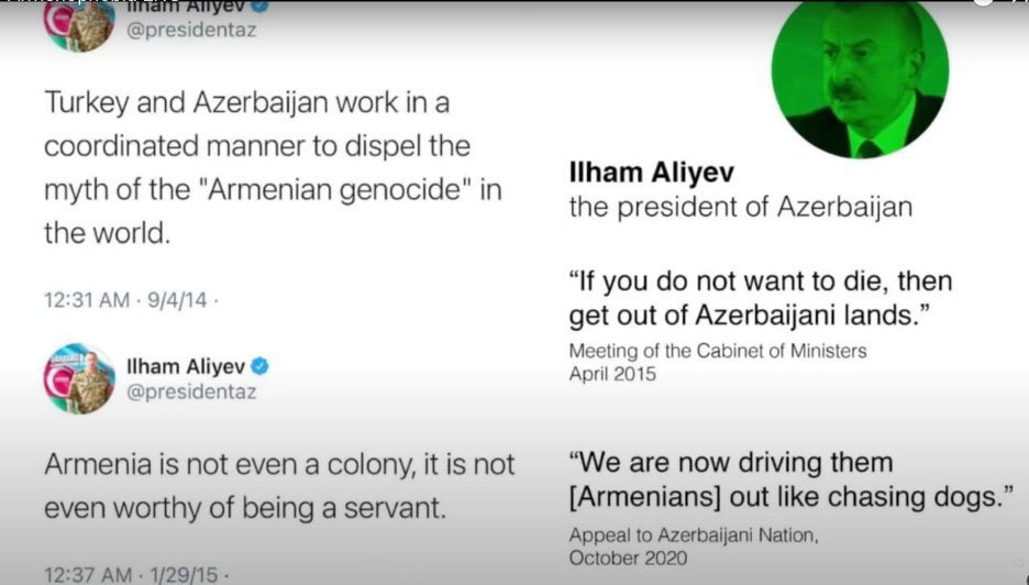 sh_grgr's tweet photo. #Azerbaijan calls #COP29 the "Summit of Peace," but the rhetoric of @presidentaz suggests otherwise. His entire national agenda is built around Armenophobia, hatred, and intolerance. #StopGreenWashGenocide https://t.co/vxT4l0bstE
