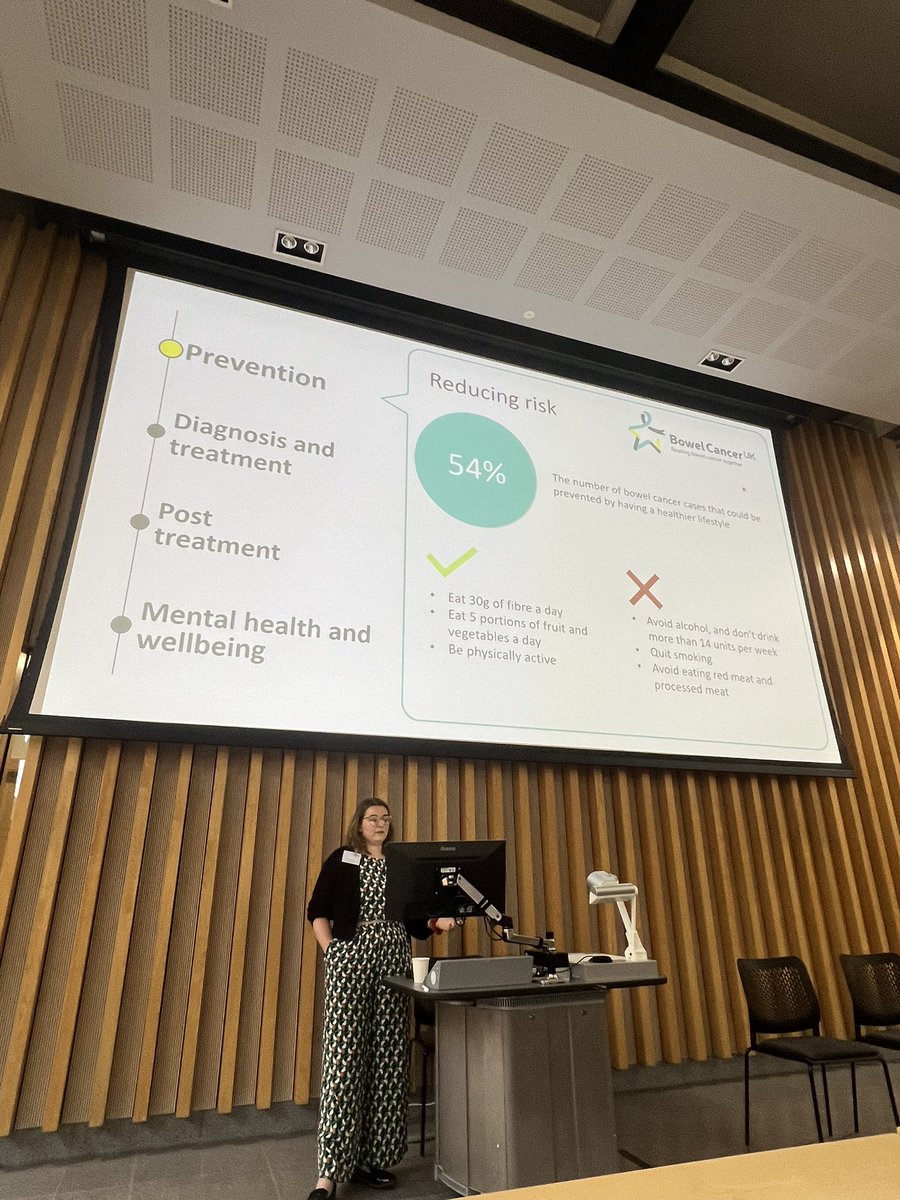 FionaMalcomson's tweet image. fantastic to hear about the dietary advice provided by @BowelResearch in relation to #colorectalcancer prevention and to patients undergoing treatment from @alicerhindtutt at today’s @NutritionSoc #nutrition and #cancer survival member-led meeting