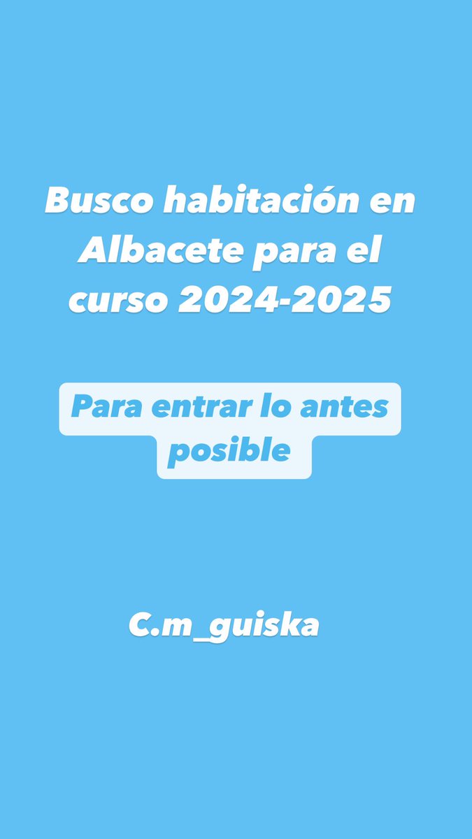 cm_guiska5's tweet photo. #albacete #pisosalbacete #universidad #sebuscapiso #piso #sebuscapisoalbacete https://t.co/I4L4Yd4riS