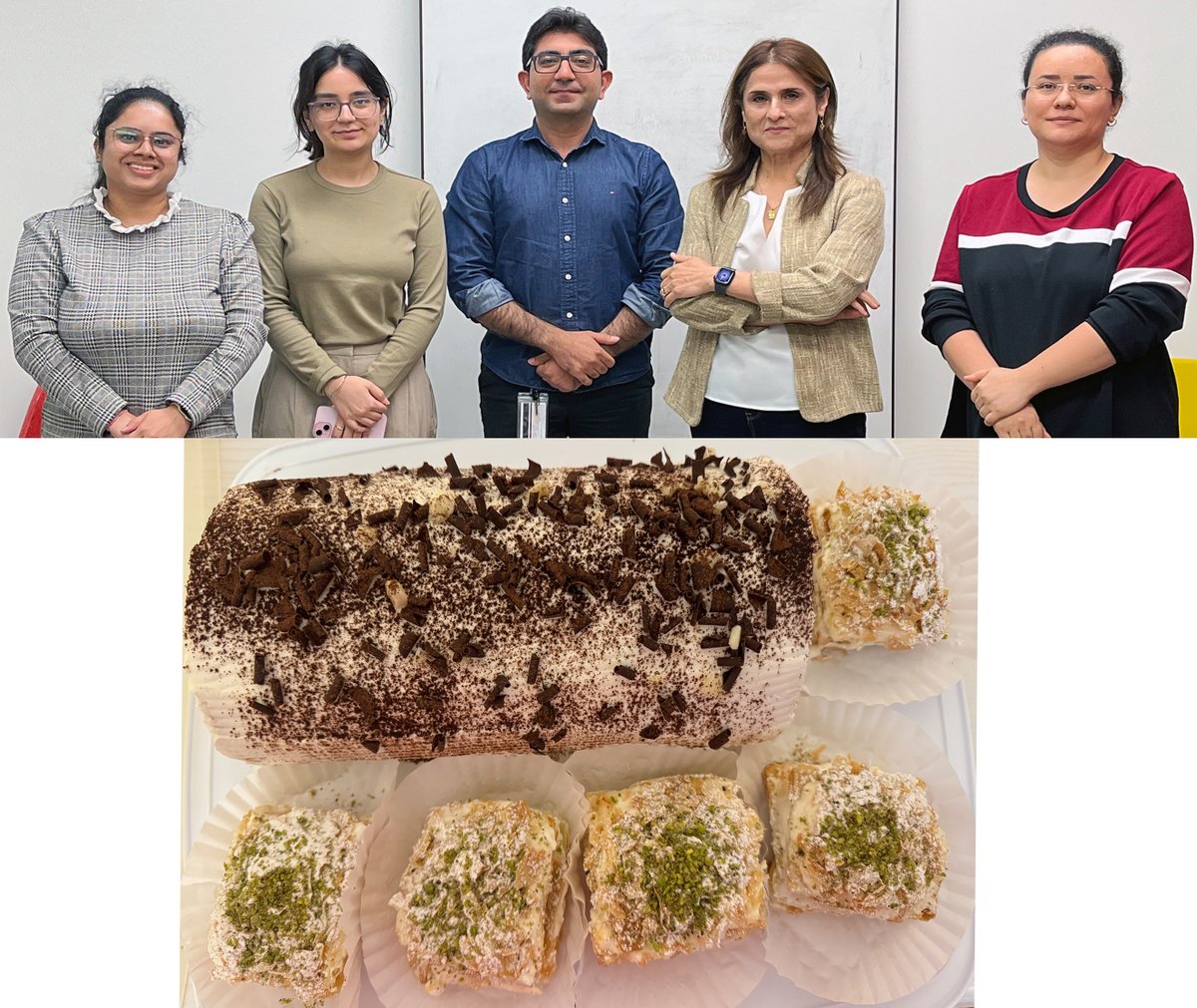 Soheila Karimi-Neural Regeneration & Stem Cell (@karimilab) on Twitter photo little celebration 🎂to welcome new lab members (Shivangi and Shubhpreet) and some recent publications. It is always more fun and special to bake for the lab. We missed <a href="/ElisabetJakova/">Elisabet Jakova</a> and Amir. Exciting times ahead of us to package several projects and start new ones. little celebration 🎂to welcome new lab members (Shivangi and Shubhpreet) and some recent publications. It is always more fun and special to bake for the lab. We missed <a href="/ElisabetJakova/">Elisabet Jakova</a> and Amir. Exciting times ahead of us to package several projects and start new ones.