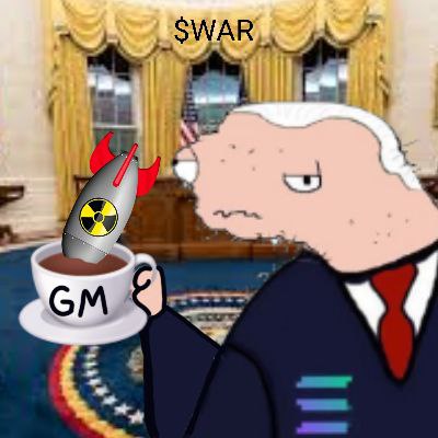 things are getting interesting in the middle east buy $WAR on $SOL