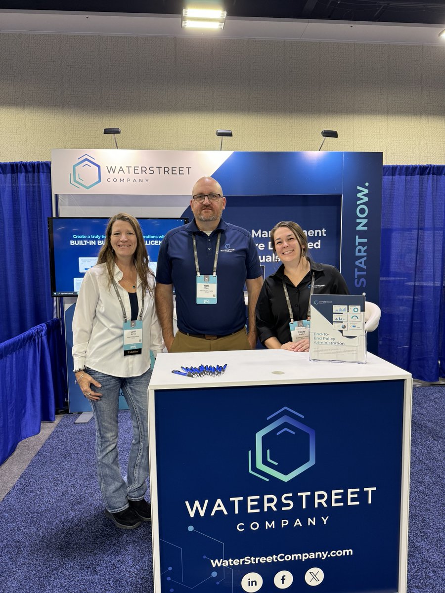 The gang is all here at #NAMICac24! Come by booth 328 and say hi to Lesli, Casey, and Nate! #DoMoreStartingNow #PandCInsurance