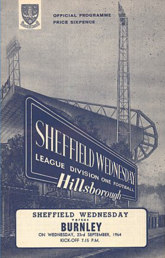 Dunsbyowl's tweet photo. #onthIsday 60 years ago Wednesday were 9th in Division 1 after thrashing Burnley 5-1 at Hillsborough in front of 17,366 #swfc goals John Fantham 3, Colin Dobson & Vic Mobley https://t.co/nJiCw0iUJG