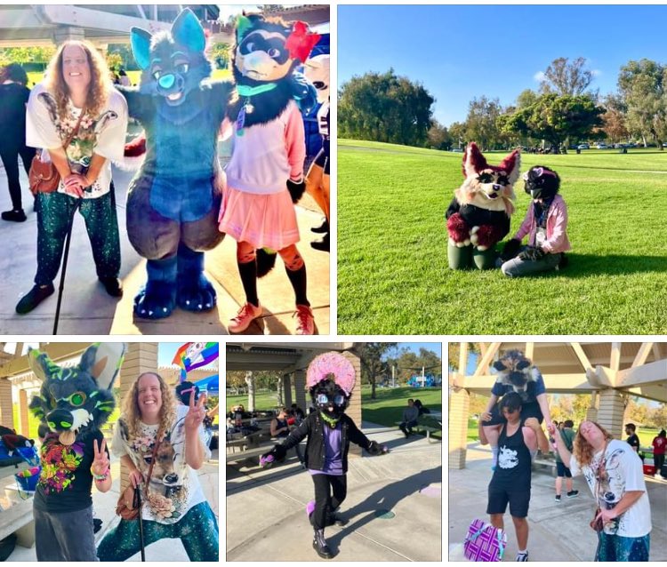 ChrisLeJeune44's tweet photo. A beautiful day in Irvine! We all had such a great day Saturday - thank you so much to the organizers for setting it up 😃
The Furvine meet, part two!
#Furvine #FurryCommunity #Furmeet #Fursuiting #Mascots #Friends #Dancing #Karaoke #AndFood! https://t.co/gRqwrSfl0l