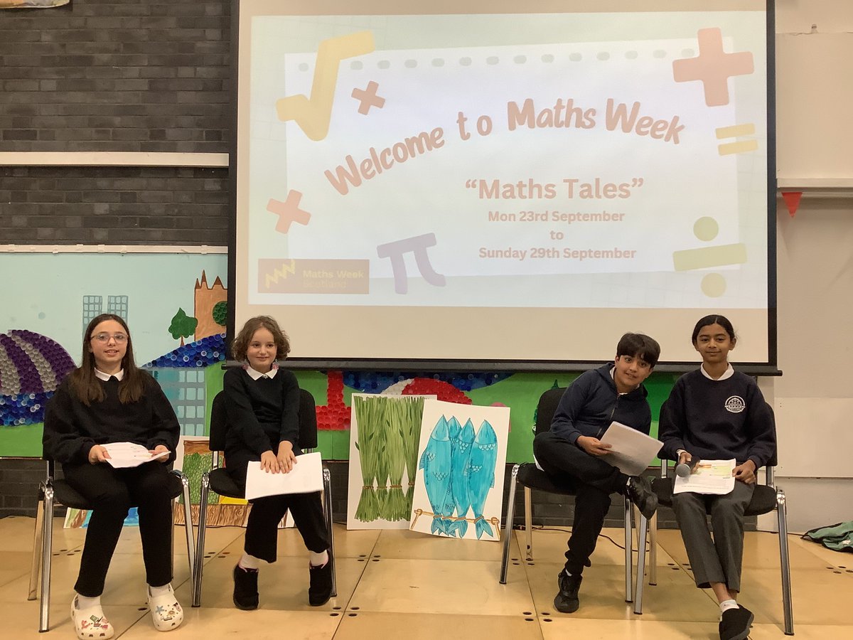 GwLiLi17's tweet photo. So proud of my P7s @AnderstonPS volunteering to help launch Maths Week with @mathsweekscot Delivering our plans for the week; live performances, online maths games created by one of our parents of the school, as well as maths scavenger hunts #MathsWeekScotland #ancientmaths https://t.co/npcUR5tbSE