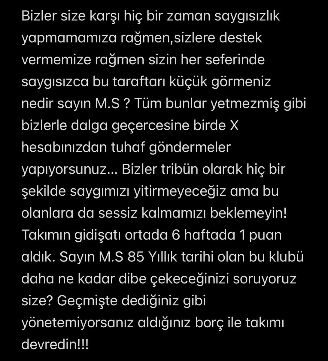 İstifa Da Hizmettir !!
#AdanaDemirspor <a href="/MuratSancakMt/">Murat Sancak</a>