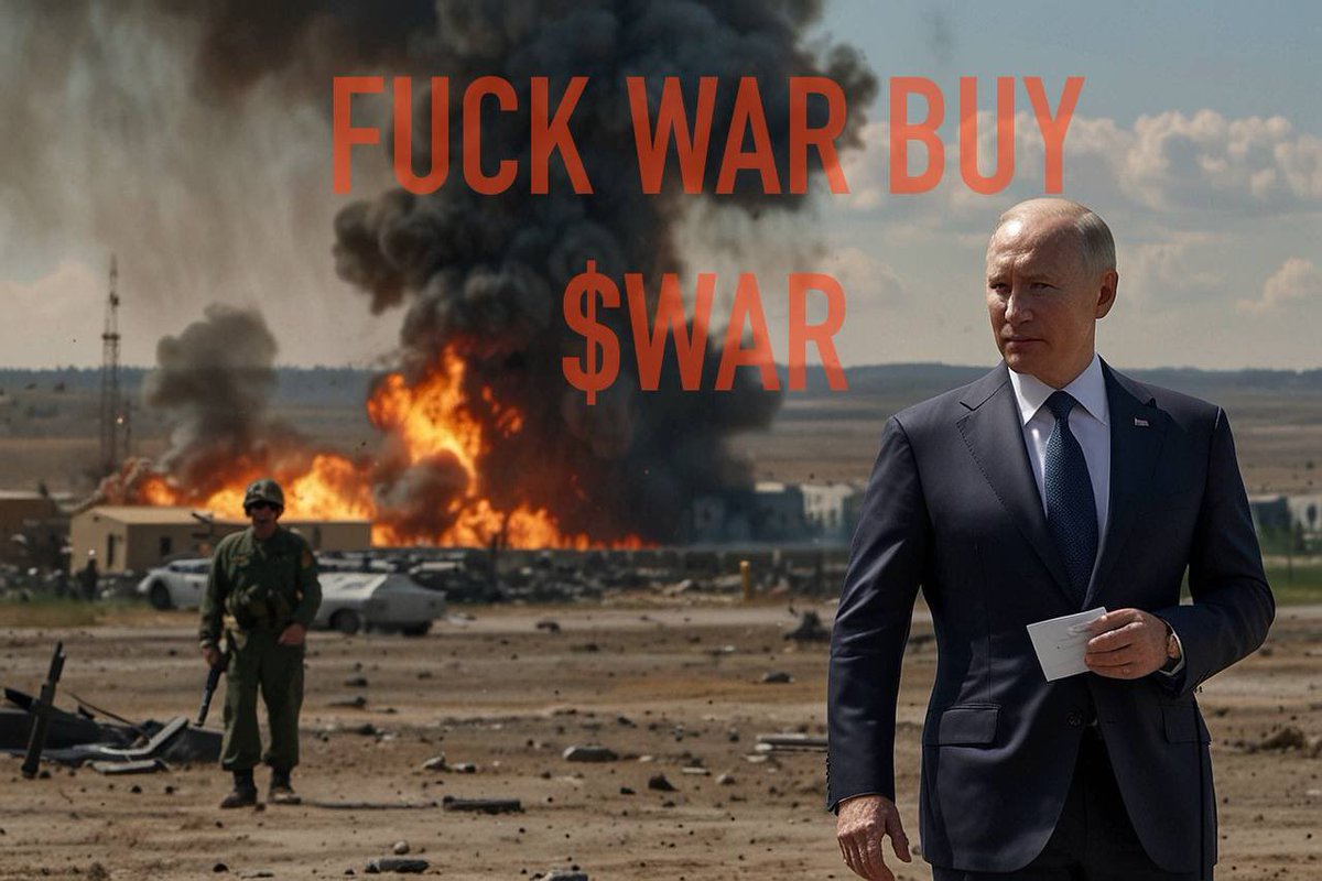 fuck war (we are retards) $WAR on $SOL 

#MiddleEast #Iran #Israel #WAR #UkraineRussiaWar️️