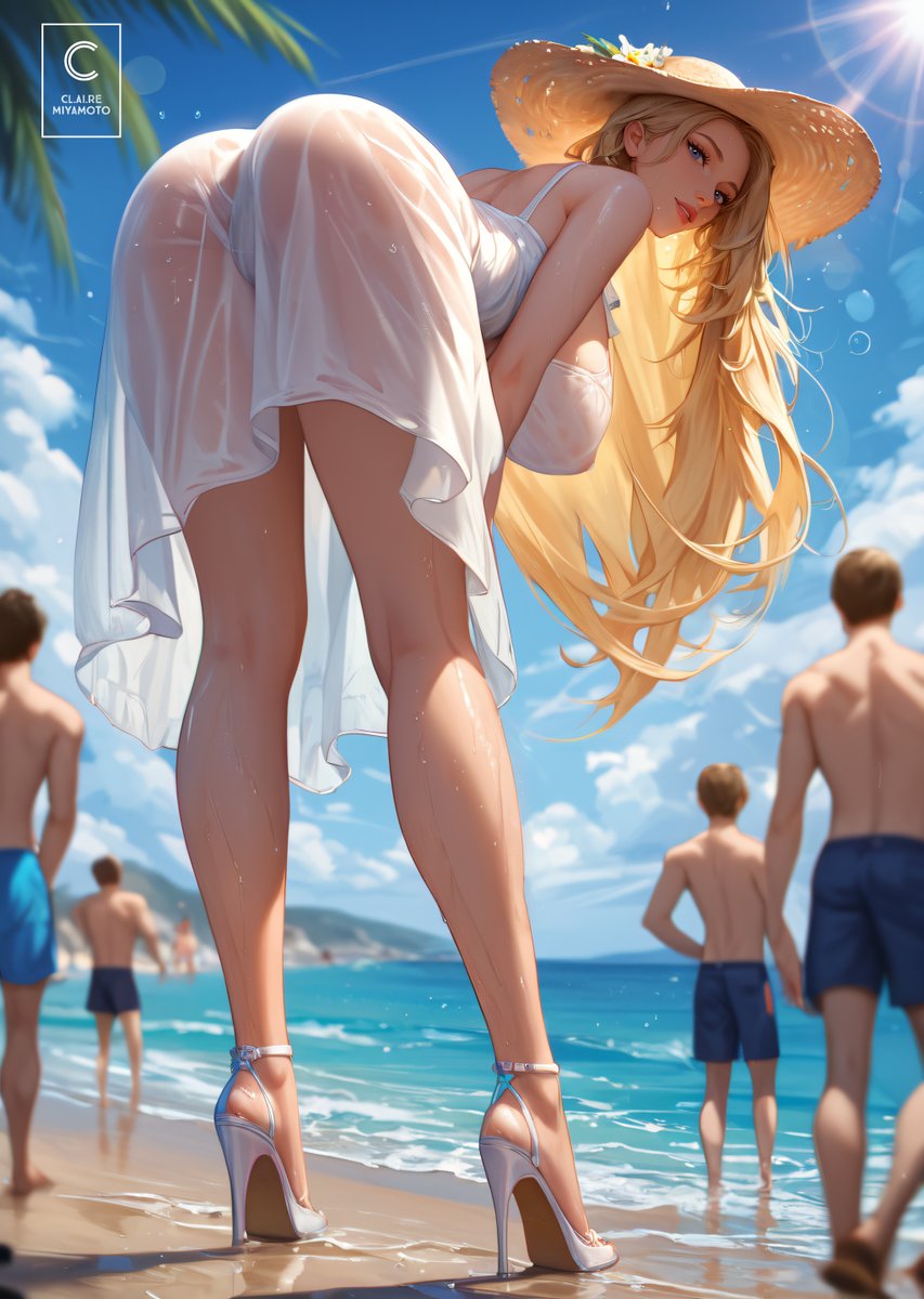 You wanted to hide your little secret that you are in a relationship. 

Guess your date at the beach made it no longer a "little" secret.

#Aiart
#AIArtCommuity 
#AIイラスト 
#AI美女