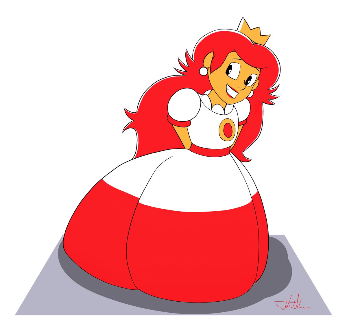 twinpinejohn's tweet photo. #princesstoadstool #peach #nespeach #8bitpeach #nes #nintendo #supermariobros #mariobros #mario #redraw #art https://t.co/pfYZHsunFX