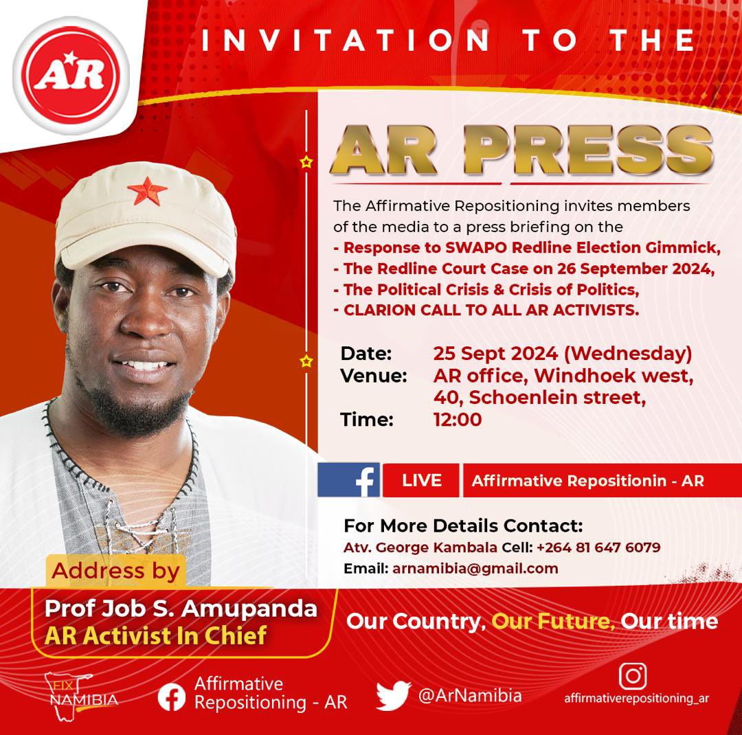 Shipululo's tweet photo. Dear Namibians 🇳🇦
Be CALM and Listen to What Matters on Wednesday, 25 September 2024! https://t.co/8ogUym40eN