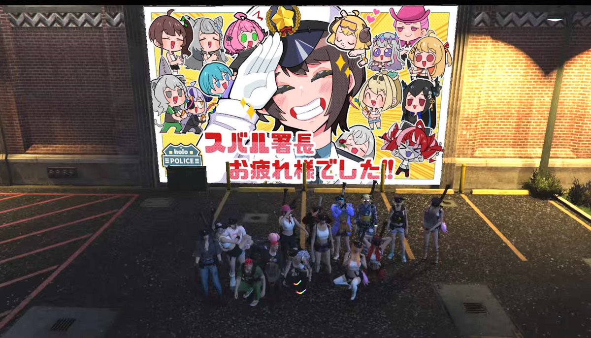 tsunomakiwatame's tweet photo. #holoGTA
ありがとうございました！！！

まさか、遊ぶために買ったラジコンが活躍するなんて...
みんな笑顔になってくれてたなら嬉しい✨

サプライズもドキドキだったけど、
警察のみんな＋見てくれたみんなへ感謝を込めて...☺️💓

ポリスやれて最高だった！！！ https://t.co/AiKo9GOdo8