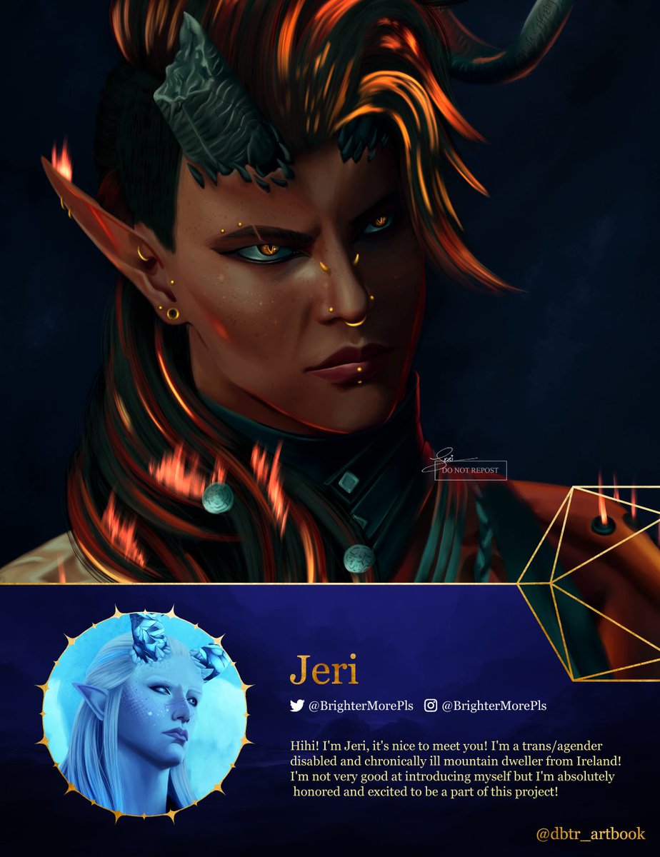 dbtr_artbook's tweet photo. My sweet Baldurians!

Today’s artist is as majestic as a chromatic dragon, it’s truly a blessing for them to join our campaign. Please join us in welcoming Jeri!

🌟 @BrighterMorePls 🌟

#BG3 #BaldursGate3 #BG3Artbook https://t.co/fSA4TzZpWd
