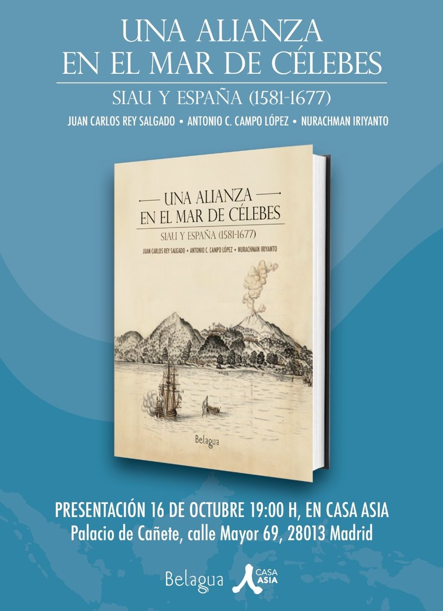 Reyjc123's tweet photo. Ya tenemos dia, hora y lugar. Presentación de una de la Alianzas más sorprendentes y desconocidas de España con los reinos y sultanato de la actual #Indonesia, en este caso con el reino de #Siau situado el mar de Célebes, en #Sulawasi norte. https://t.co/G4uN6Kt4Pb