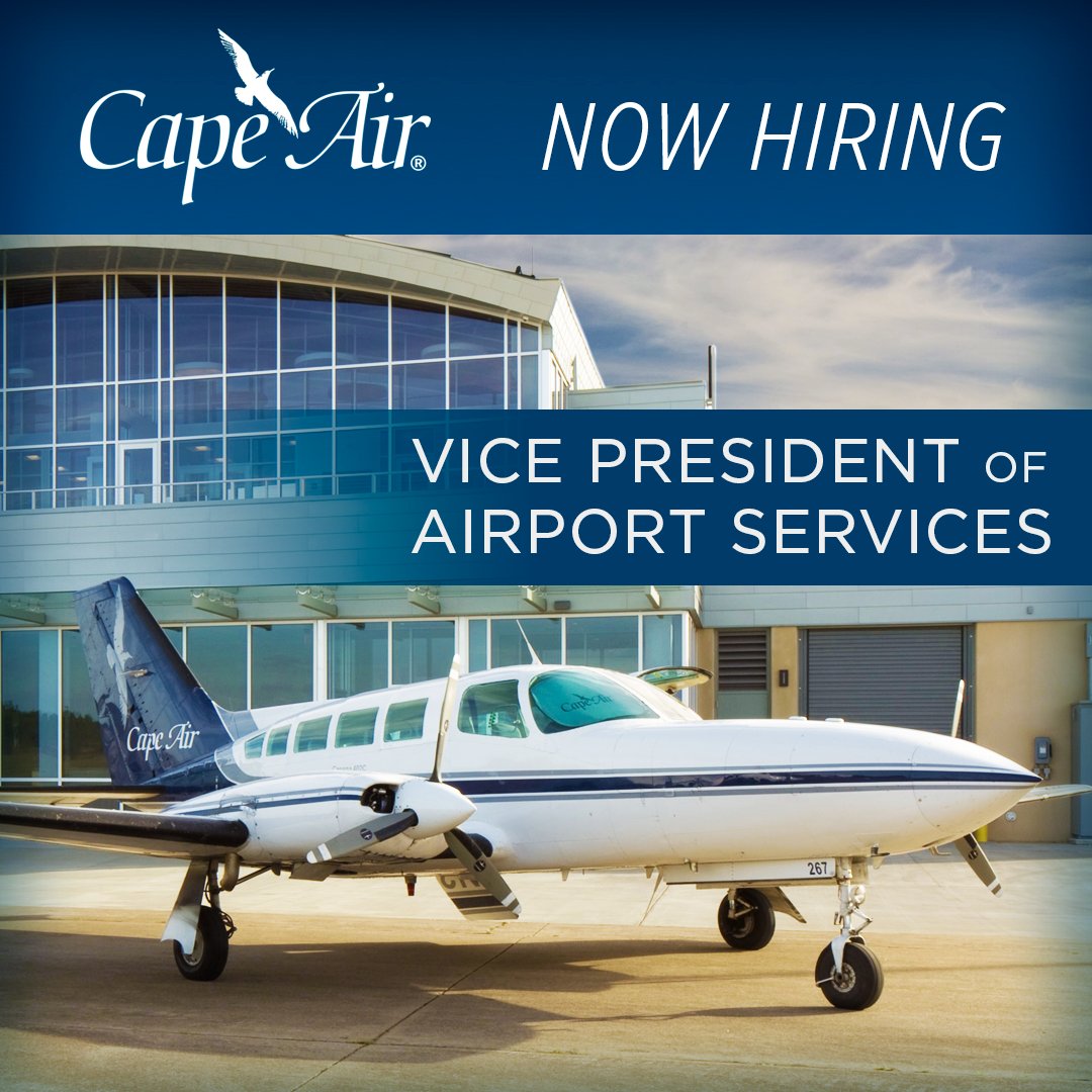 Would you like to be a leader for one of the best teams in Aviation? The Vice President of Airport Services is responsible for the overall safe and efficient provision of ground handling services. Based in Hyannis, MA. Apply today at tinyurl.com/mry325ew.