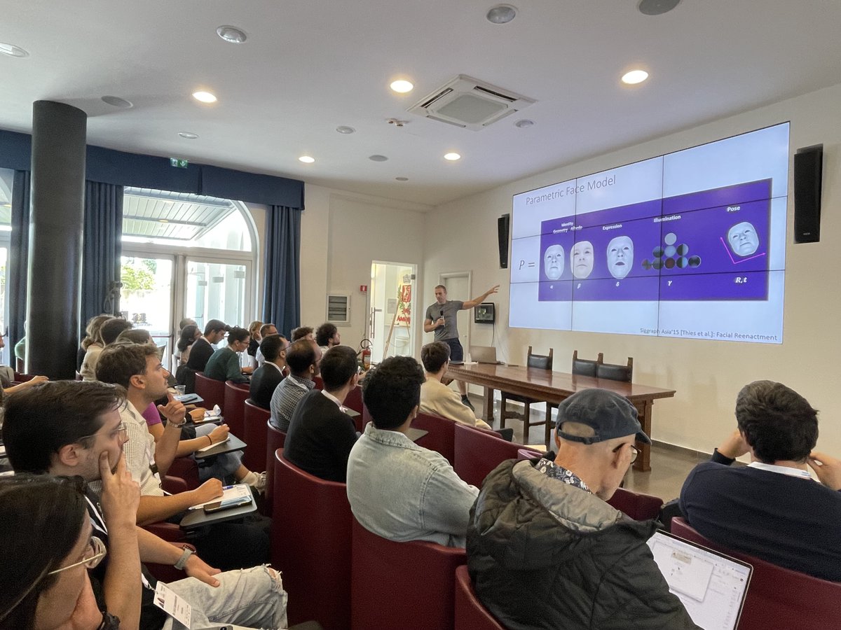 MattNiessner's tweet photo. Amazing time at #S3P-2024: Summer School on Signal Processing on Capri, Italy.
https://t.co/DGf2DkkcRM
I talked about photorealistic avatars, but the real perk is the island of #Capri which has been a resort since the time of the roman republic :)
https://t.co/8m60goqfFc https://t.co/Yo8pShlKUL